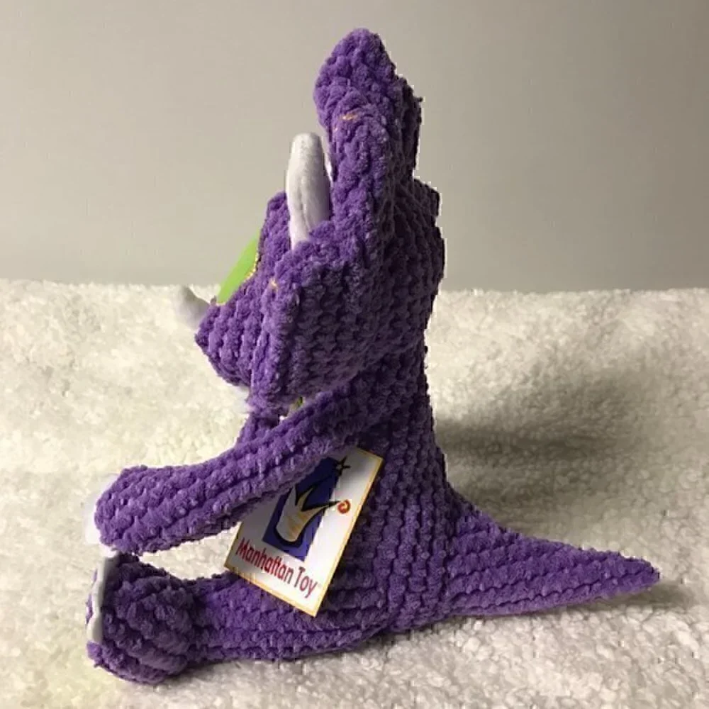 Manhattan Toy Dinoz Cera Jr. Dinosaur Chenille Soft Plush Toy - Picture 2 of 4